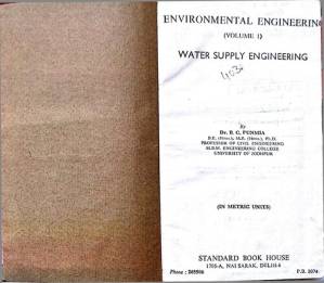 دانلود کتاب Water Supply Engineering
