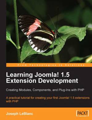 دانلود کتاب Learning Joomla! 1.5 Extension Development