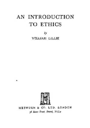 دانلود کتاب An Introduction to Ethics