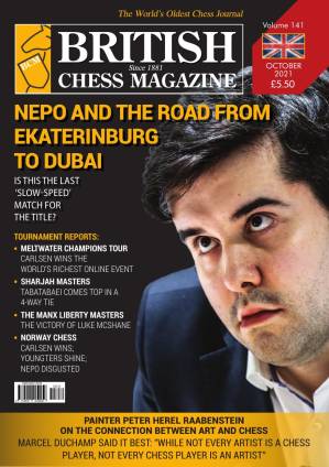 دانلود کتاب British Chess Magazine – 10.2021 (October)