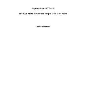 دانلود کتاب Step-by-Step SAT Math: The SAT Math Review for People Who Hate Math