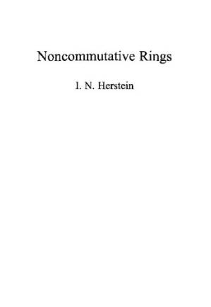 دانلود کتاب Noncommutative Rings