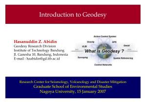 دانلود کتاب Introduction to Geodesy