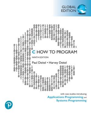 دانلود کتاب C How to Program, 9th Global Edition
