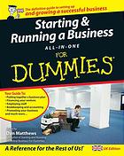 دانلود کتاب Starting & running a business all-in-one for dummies