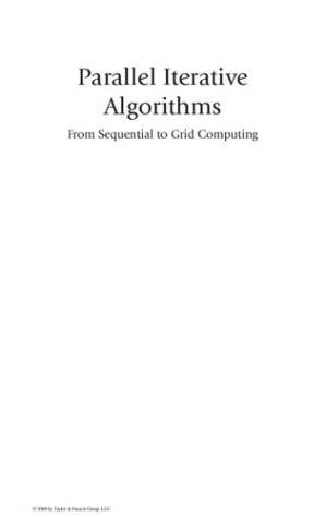 دانلود کتاب Parallel Iterative Algorithms. From Sequential to Grid Computing