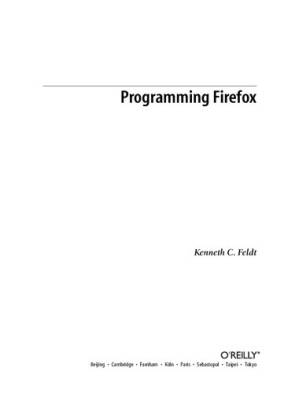 دانلود کتاب Programming Firefox