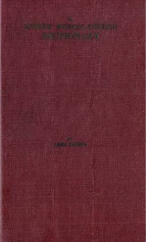 دانلود کتاب A spoken Mongol-English dictionary