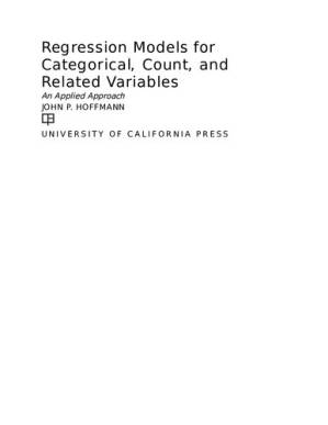 دانلود کتاب Regression Models for Categorical, Count, and Related Variables-An applied approach