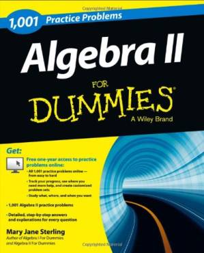 دانلود کتاب 1001 Algebra II Practice Problems For Dummies