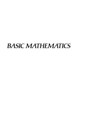 دانلود کتاب Basic Mathematics