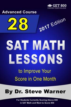 دانلود کتاب 28 New SAT Math Lessons to Improve Your Score in One Month