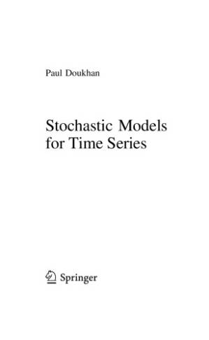 دانلود کتاب Stochastic Models for Time Series