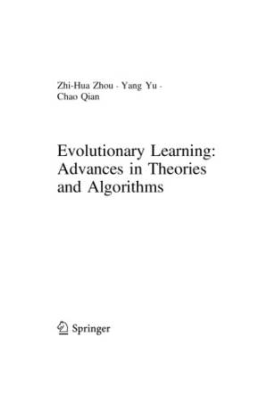 دانلود کتاب Evolutionary Learning. Advances in Theories and Algorithms