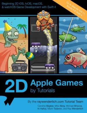 دانلود کتاب 2D Apple Games by Tutorials (3rd Edition) – 2017