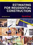 دانلود کتاب Estimating for residential construction