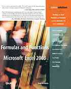 دانلود کتاب Formulas and functions with Microsoft Excel 2003