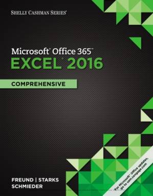 دانلود کتاب Microsoft Office 365 & Excel 2016: Comprehensive (Shelly Cashman Series)