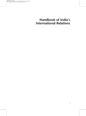 دانلود کتاب Handbook of India’s International Relations