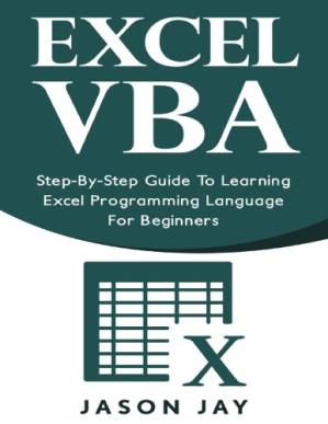 دانلود کتاب Excel VBA – Step by Step Guide To Learning Excel Programming Language For Beginners