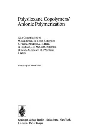 دانلود کتاب Polysiloxane copolymers/anionic polymerization
