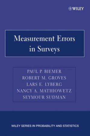 دانلود کتاب Measurement Errors in Surveys