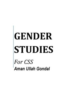 دانلود کتاب Gender studies for CSS