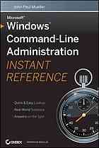 دانلود کتاب Windows command line administration instant reference