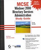 دانلود کتاب MCSE Windows 2000 Directory Services administration study guide