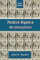 دانلود کتاب Modern algebra : an introduction