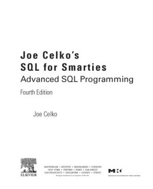 دانلود کتاب Joe Celko’s SQL for smarties : advanced sql programming