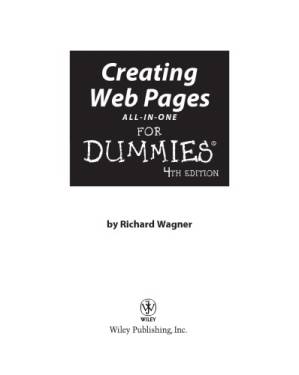 دانلود کتاب Creating Web Pages All-In-One for DUMmIES