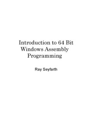 دانلود کتاب Introduction to 64 Bit Windows Assembly Programming, Fourth Edition