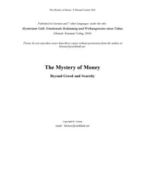 دانلود کتاب The Mystery of Money