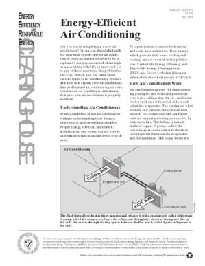 دانلود کتاب Energy-efficient air conditioning