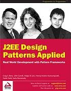 دانلود کتاب J2EE Design Patterns Applied