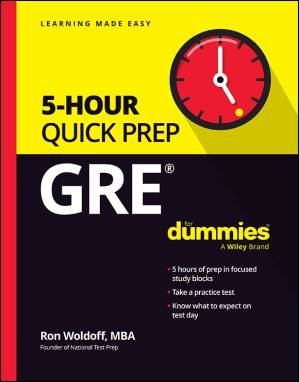 دانلود کتاب GRE 5-Hour Quick Prep For Dummies
