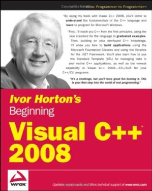 دانلود کتاب Ivor Horton’s Beginning Visual C++ 2008