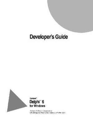 دانلود کتاب Developer’s Guide. Delphi 6 for Windows