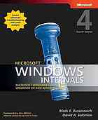 دانلود کتاب Microsoft windows internals, fourth edition : Microsoft Windows Server 2003, Windows XP, and Windows 2000