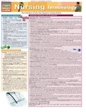دانلود کتاب Nursing terminology