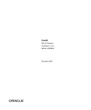 دانلود کتاب Oracle XML API Reference 10g Release 1 (10.1)