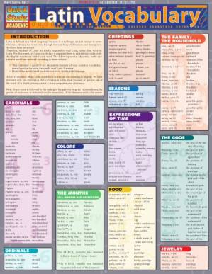 دانلود کتاب BarCharts QuickStudy Latin Vocabulary
