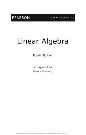 دانلود کتاب Linear Algebra