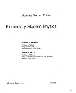 دانلود کتاب Elementary Modern Physics