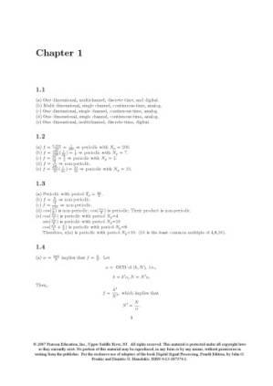دانلود کتاب Instructor solution manual for Digital signal processing