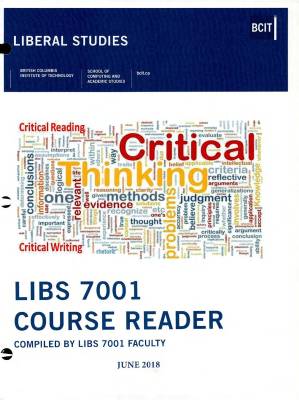 دانلود کتاب Critical Reading and Writing (LIBS 7001) Course Reader, BCIT