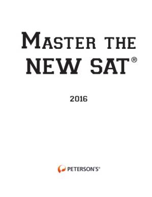 دانلود کتاب Peterson’s Master the New SAT + 5 Practice Tests