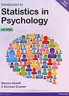 دانلود کتاب Introduction to statistics in psychology [with SPSS]