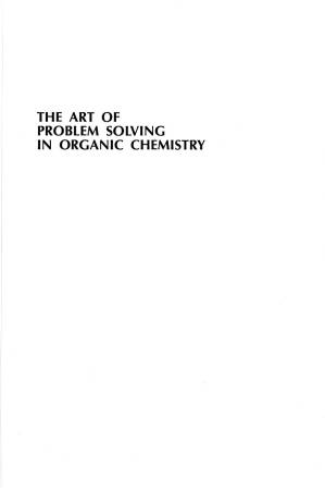 دانلود کتاب The Art Of Problem Solving In Organic Chemistry